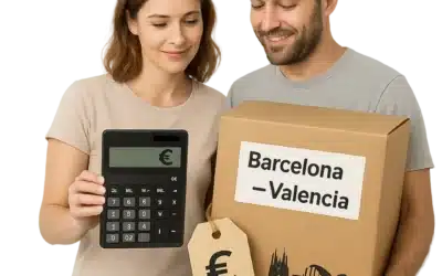 Cuanto cuesta una Mudanza de Barcelona a Valencia