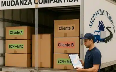 Mudanza compartida Barcelona Madrid